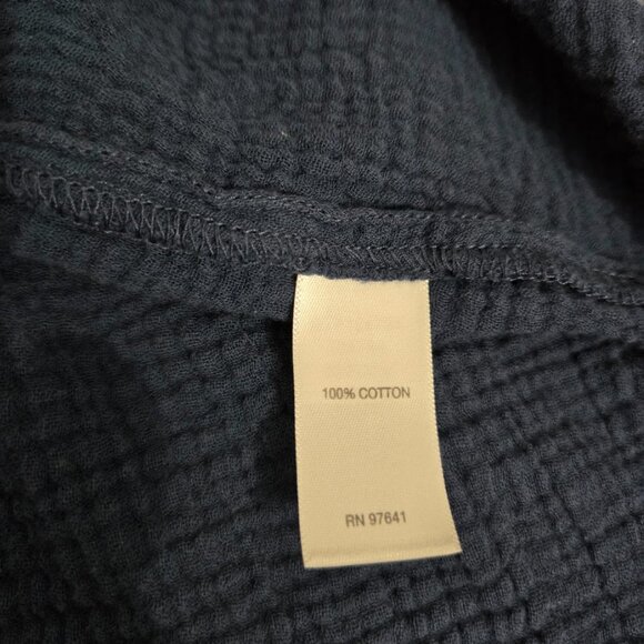 J Jill Pure Jill Blue Gauzey Top Sz 4X Lagenlook Coastal Lightweight Beach Vaca - Picture 7 of 9